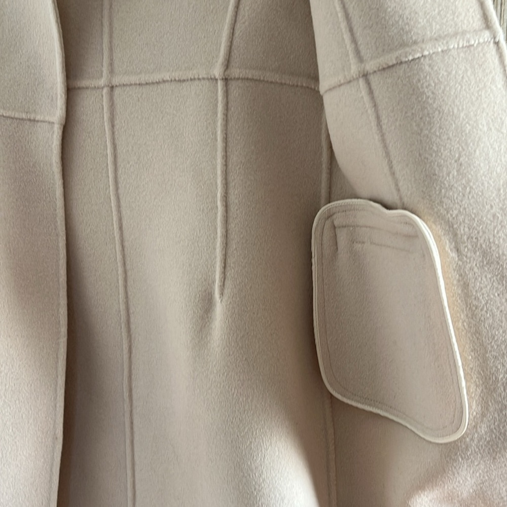 Ellie Kai wool Blush Pink wool Open coat jacket XS - Picture 5 of 9